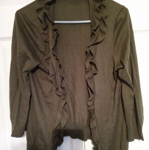 Talbots size medium army green sweater